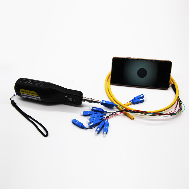 WIFI Version Optical Fiber Inspection Microscope 200x 