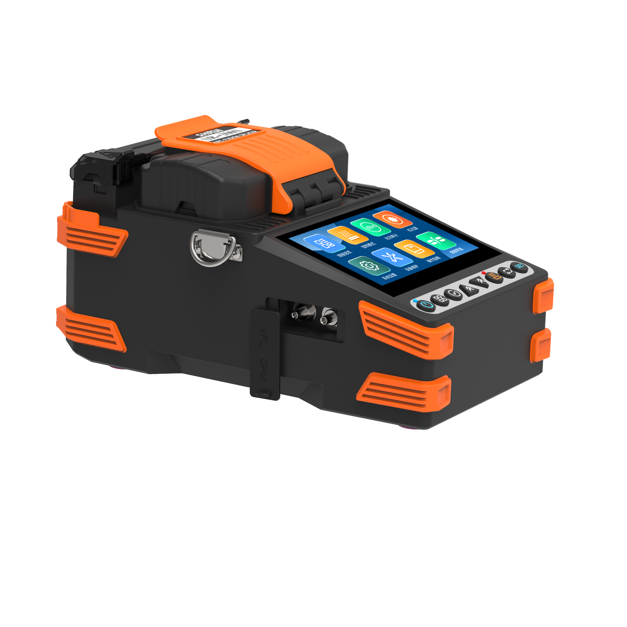 New SR-300S Fusion Splicer Auto Preheating Touch Screen with OPM&VFL